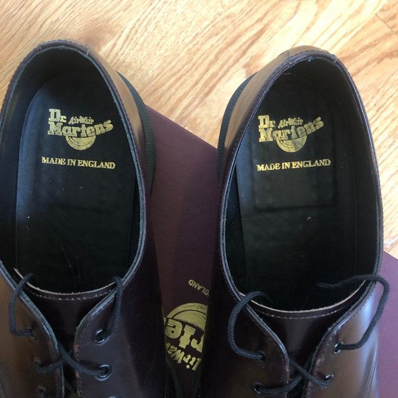 RARE Dr. Martens Made In England Merlot Size 12UK main image 5